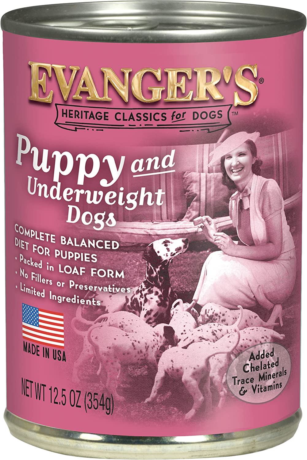 Evanger's Puppy & Underweight 12.5oz