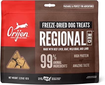 Orijen Freeze-Dried Dog Treats 3.25oz Regional