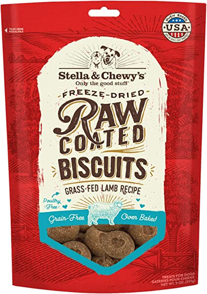 Stella & Chewy’s Raw Coated Biscuits Lamb