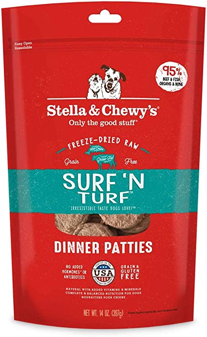 Stella & Chewy’s Freeze-Dried Raw Patties Surf & Turf
