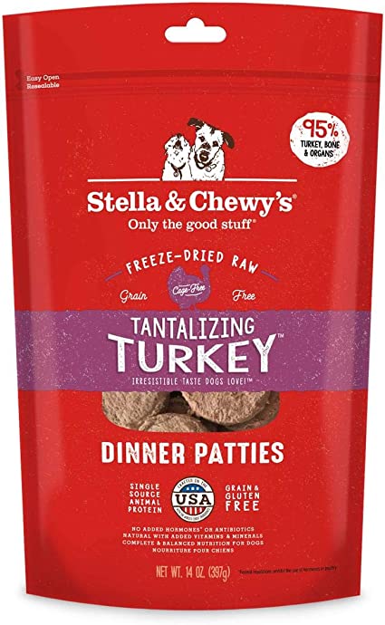 Stella & Chewy’s Freeze-Dried Raw Patties Turkey