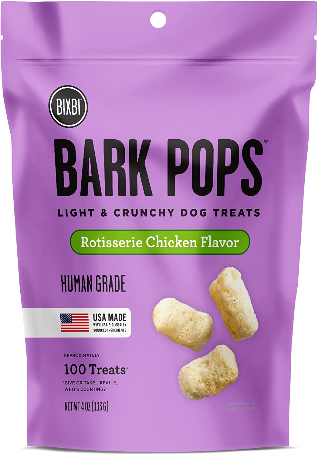 Bixbi Bark Pops 4oz Chicken