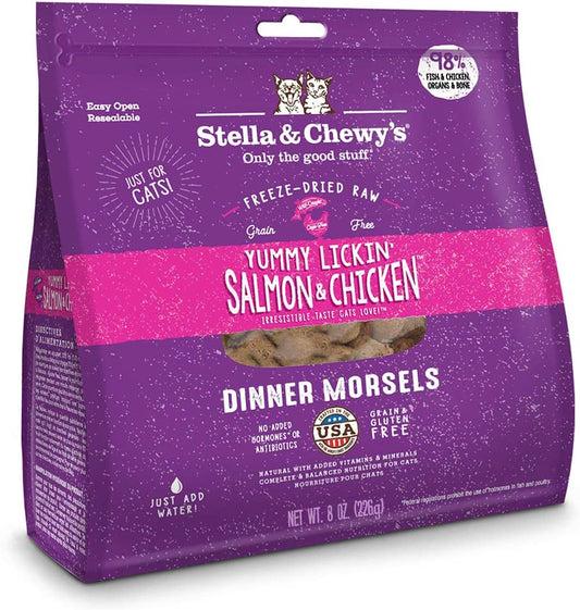 Stella & Chewy’s Cat Freeze-Dried Raw Dinner Morsels Salmon and Chicken