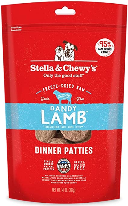 Stella & Chewy’s Freeze-Dried Raw Patties Lamb