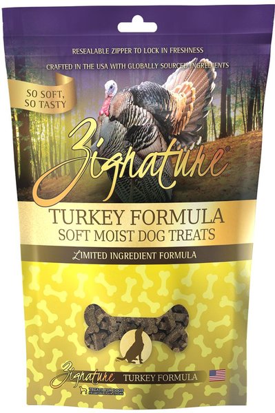 Zignature Soft Dog Treats 4oz Turkey