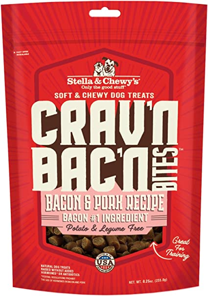 Stella & Chewy’s Cravn Bacn Bites Bacon & Pork