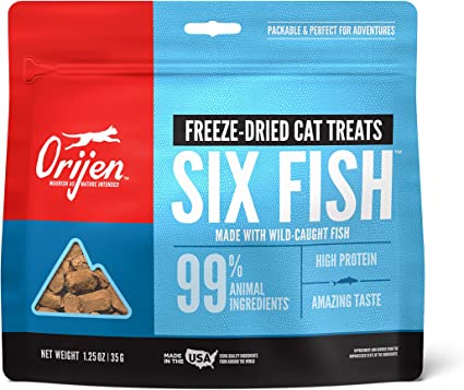 Orijen Cat Treats Six Fish 1.25oz - BlackPaw - For Every Adventure