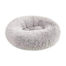 Petcrest Donut Fur Bed Gray - BlackPaw - For Every Adventure