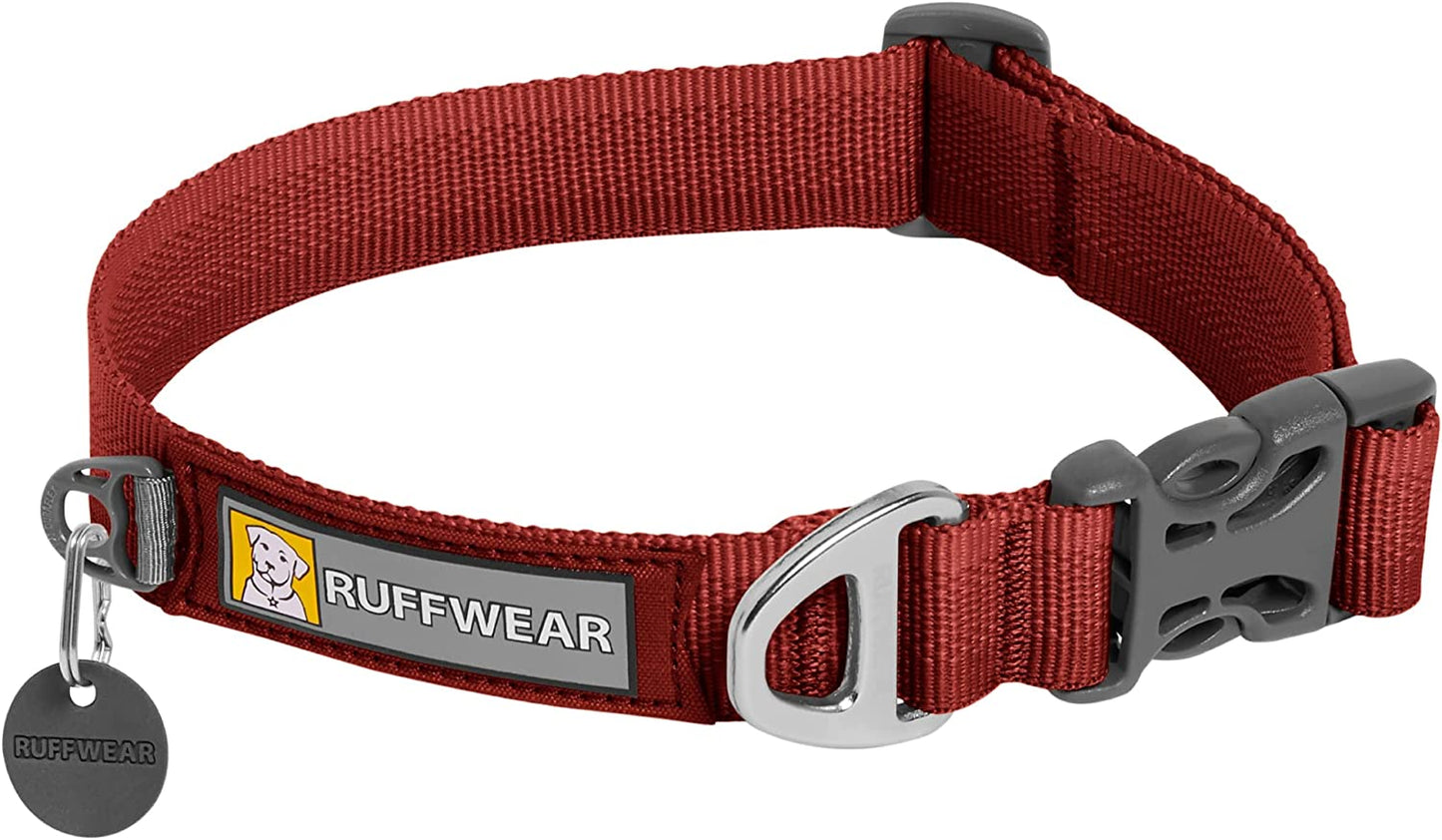 Ruffwear Front Range Collar Red Clay S - BlackPaw - For Every Adventure