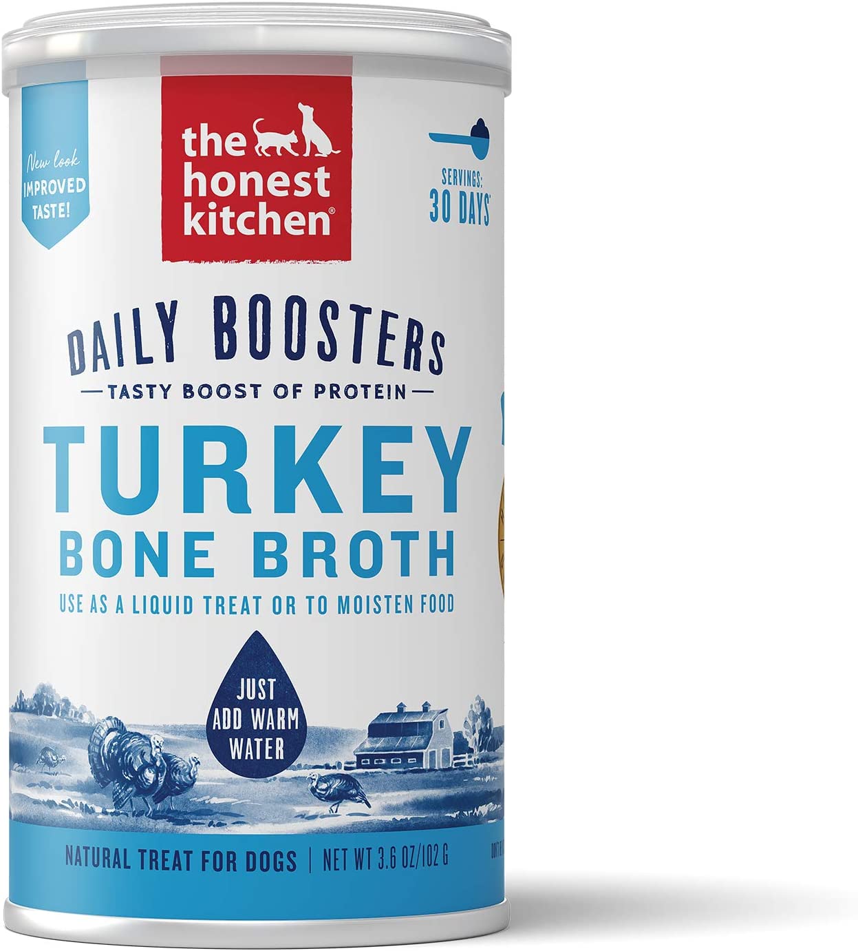The Honest Kitchen Daily Boosters Turkey Bone Broth 3.6oz - BlackPaw - For Every Adventure