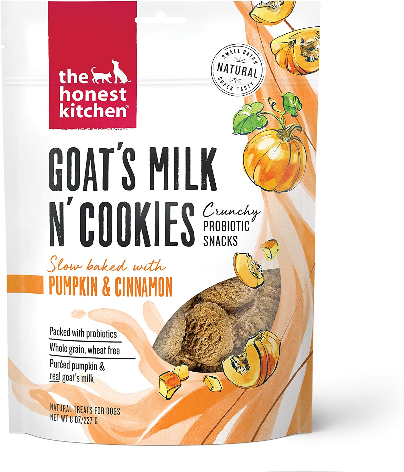 The Honest Kitchen Goat’s Milk n’ Cookies Pumpkin & Cinnamon 8oz - BlackPaw - For Every Adventure