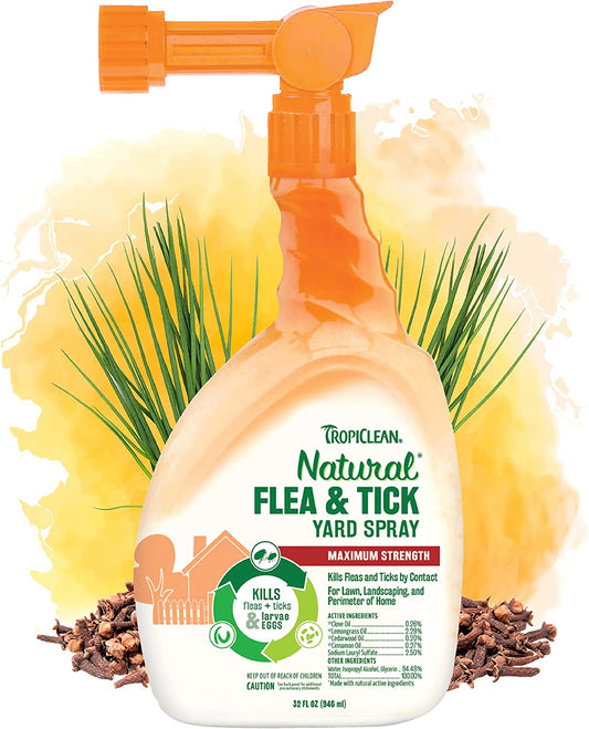 Tropiclean Natural Flea & Tick Spray Yard Spray - BlackPaw - For Every Adventure