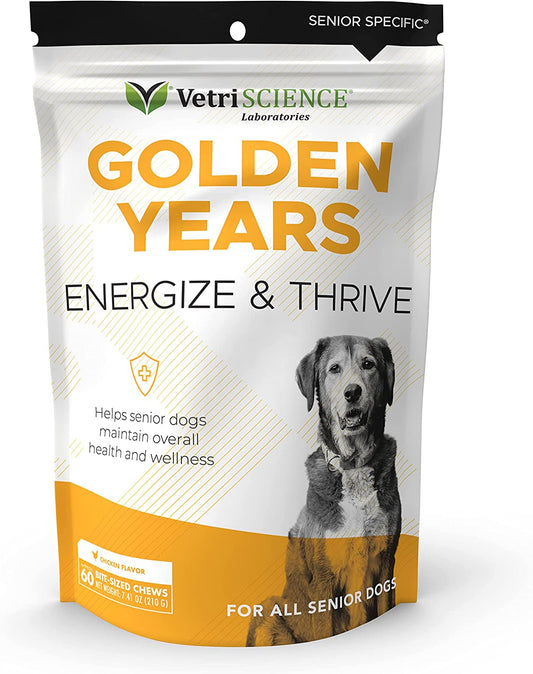 VetriScience Golden Years Chicken 60ct Energize and Thrive - BlackPaw - For Every Adventure