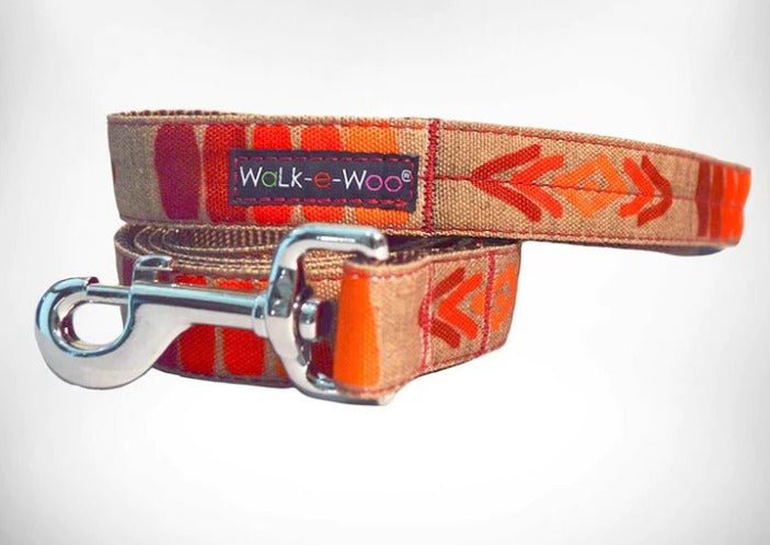 Walk-e-Woo Leash Tribal Red - BlackPaw