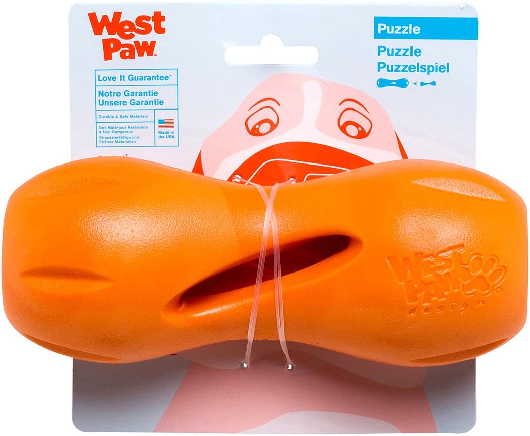 West Paw Qwizl Orange - BlackPaw - For Every Adventure