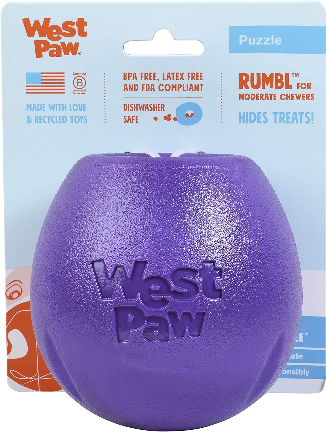 West Paw Rumbl Purple - BlackPaw - For Every Adventure